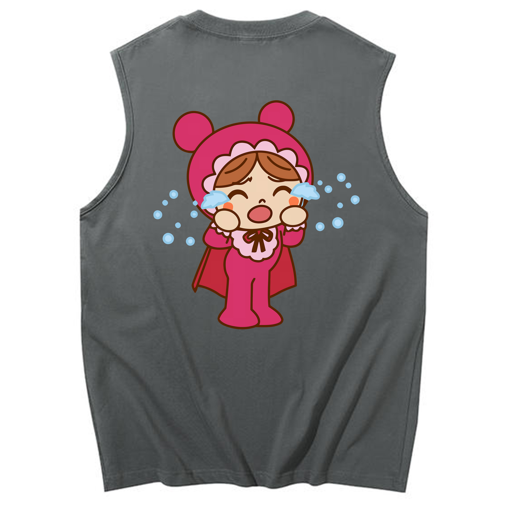（画像用） アンパンマン Anpanman コットン100％タンクトップ（背面プリント）